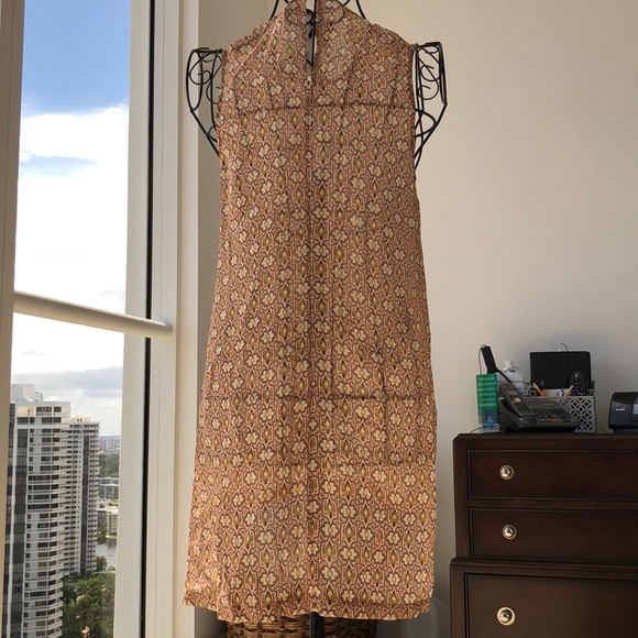 THEORY SHARLIA FOULARD PRINT SLEEVELESS SILK TOP - Picture 4 of 5